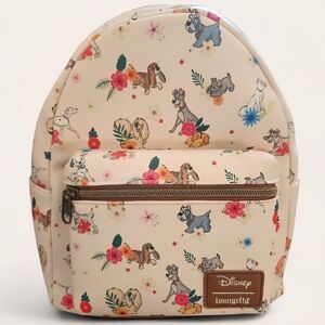 Loungefly Disney Cream Mini Backpack LADY& THE TRAMP